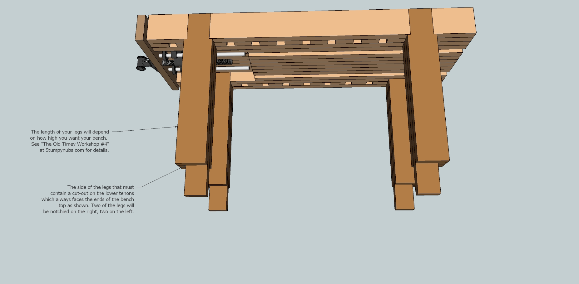 Roubo Workbench 2×6 Journal | Nubs Woodworking Stumpy
